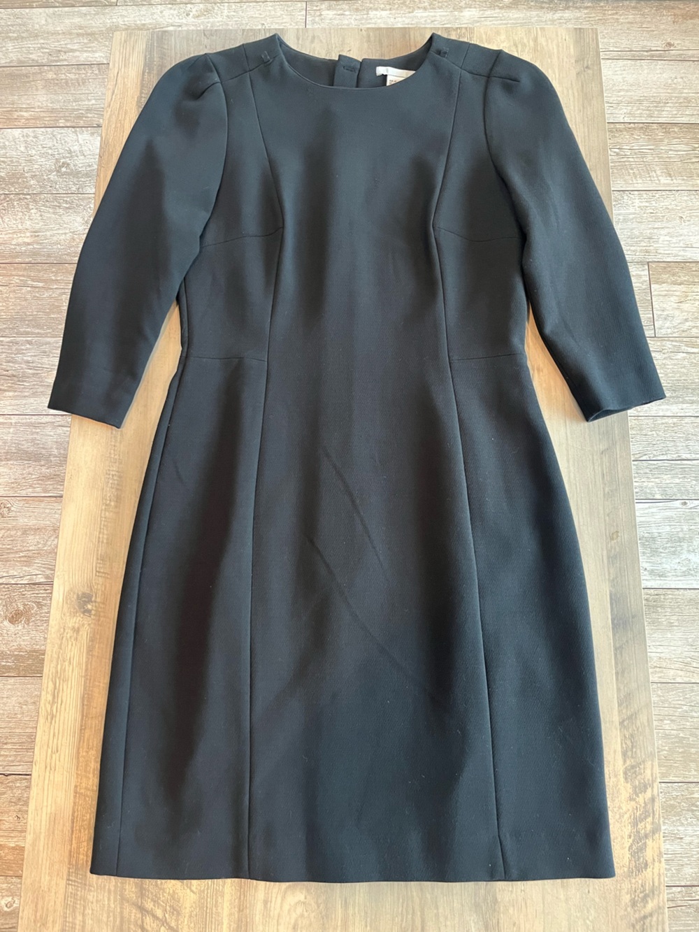 H&M Black Textured Crewneck Top dress.